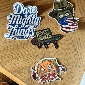 Rsvlts shirts sticker bundle. New!